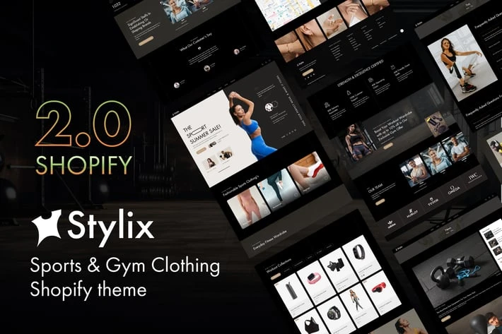 Stylix Sports & Gym Clothing Shopify Theme