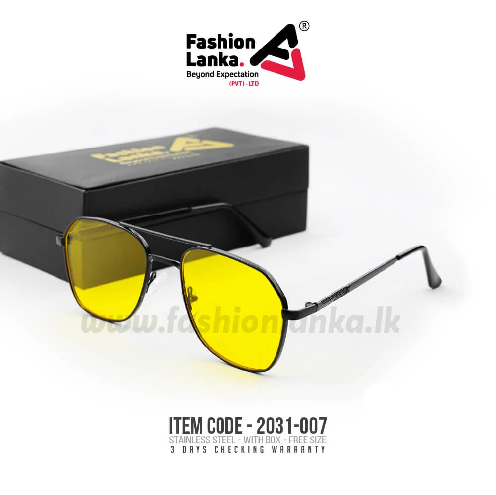 Generic Classic Square Frame UV-Protected Yellow Tint