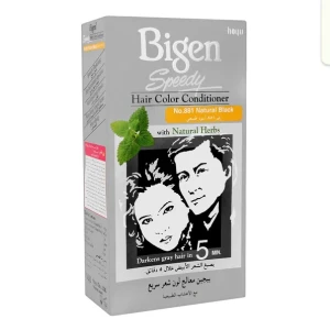 Bigen Speedy Hair Color Natural Black 881 (40g + 40g)