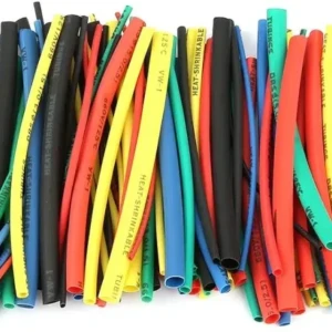 Heat Shrink Tubing Mixed Sizes and Colors (Pack of 100)