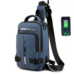 Generic Messenger Shoulder Chest Bags Crossbody USB Charging
