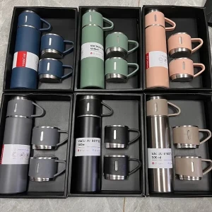 Generic Vacuum Flask Set 500ml Thermal Insulation