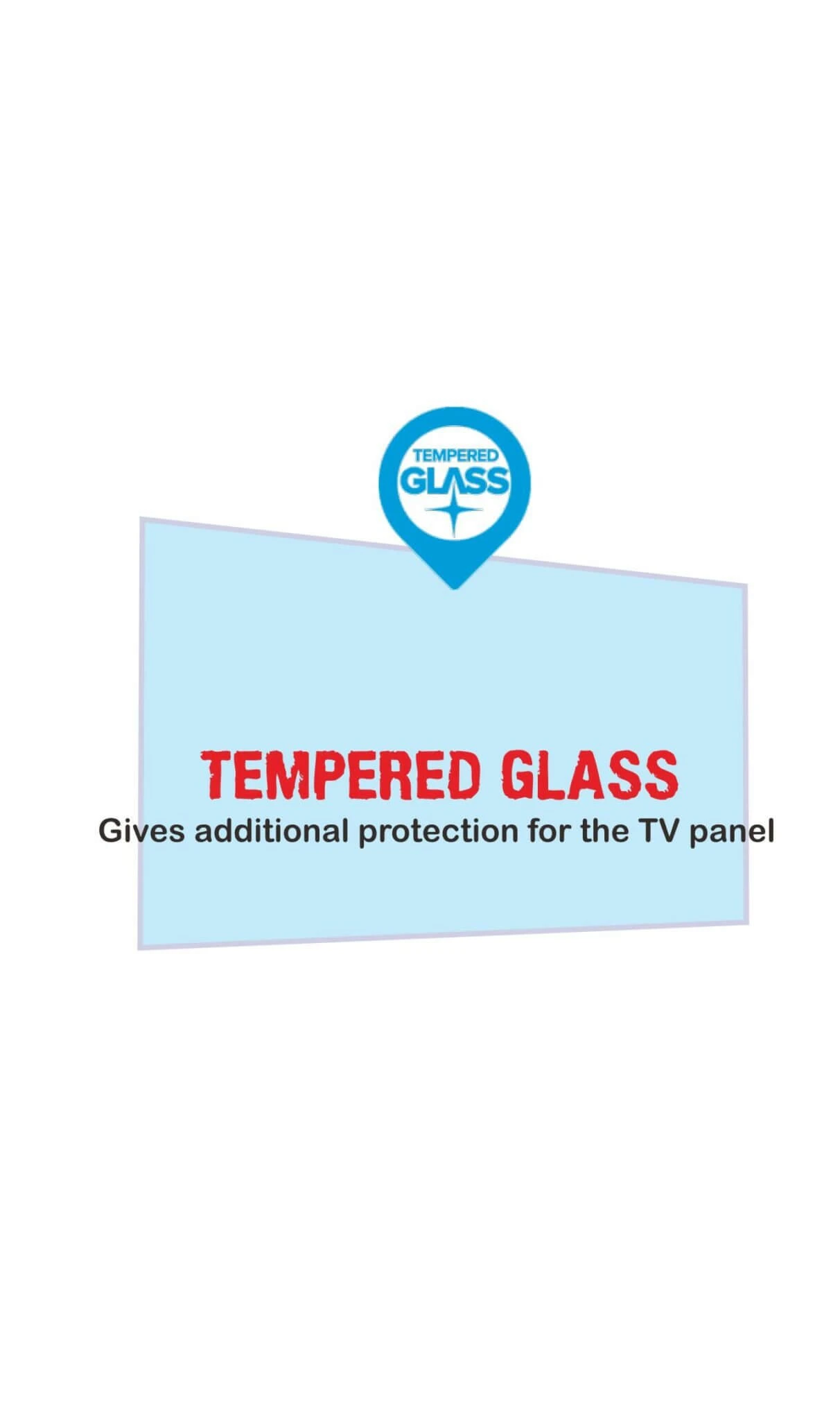 Generic 32CL8900 32″ HD LED Tempered Glass - image 2