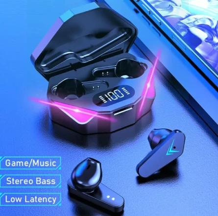 Generic X15 Gaming Bluetooth Touch Earbuds LED Display - image 5