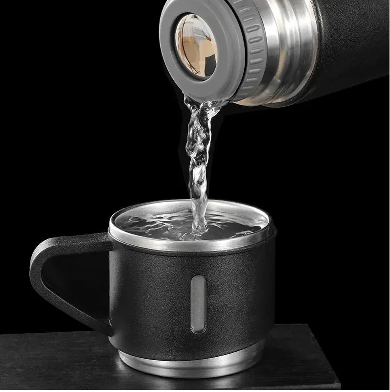 Generic Vacuum Flask Set 500ml Thermal Insulation - image 4