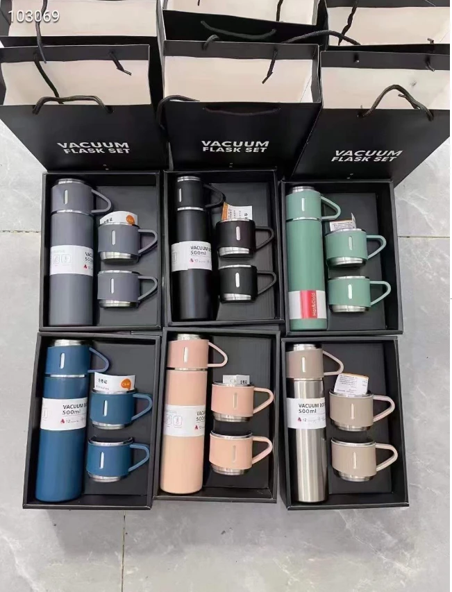 Generic Vacuum Flask Set 500ml Thermal Insulation - image 7