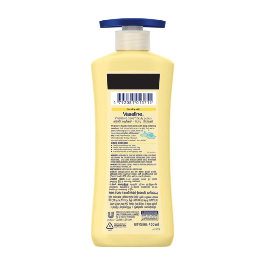 Vaseline Deep Restore Body Lotion 400ml - image 2