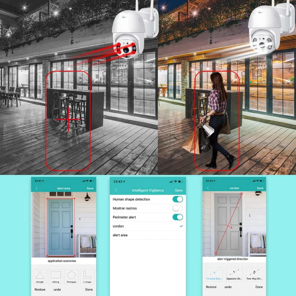 Xmeye 4K PTZ WiFi 4MP Outdoor Security Camera - image 5