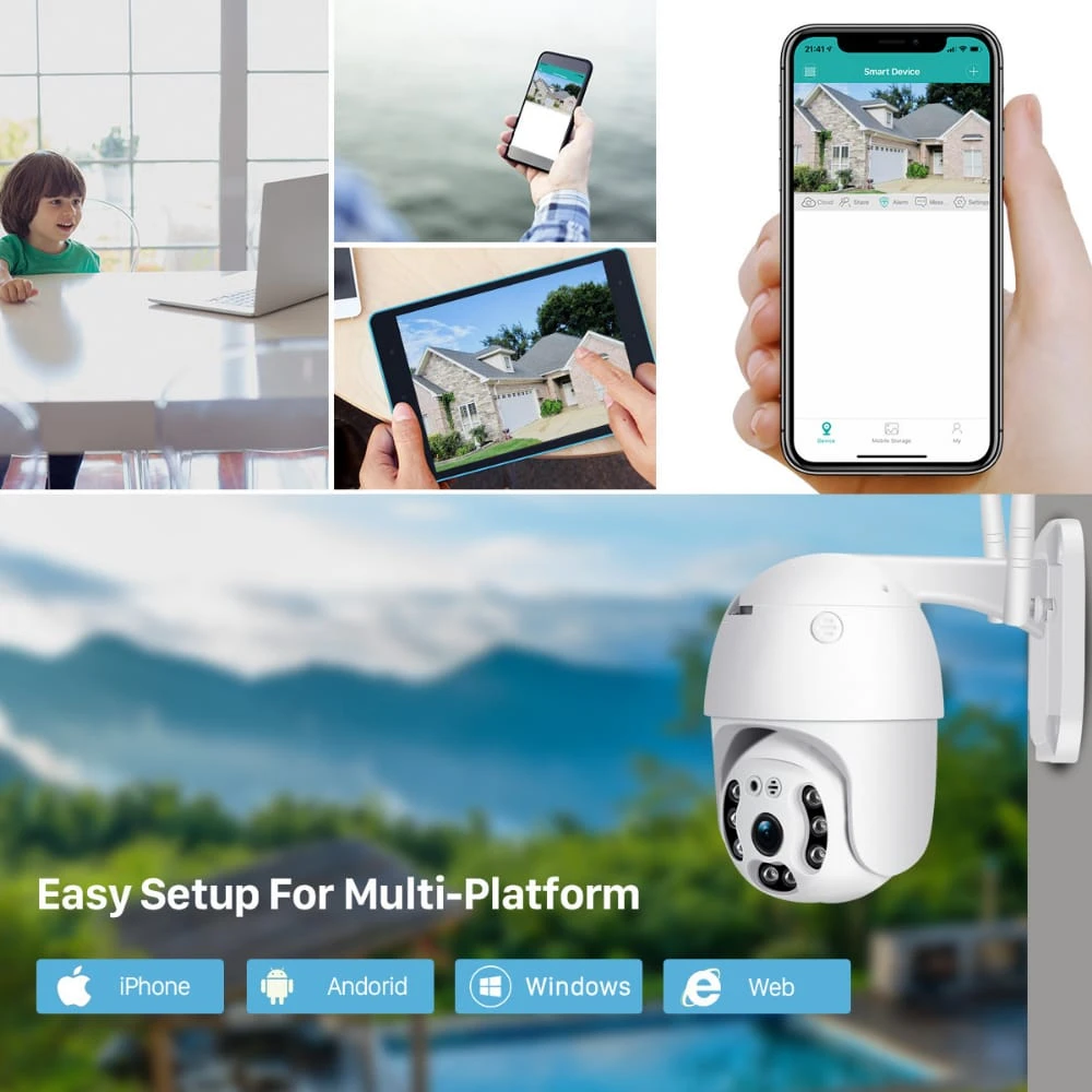 Xmeye 4K PTZ WiFi 4MP Outdoor Security Camera - image 7