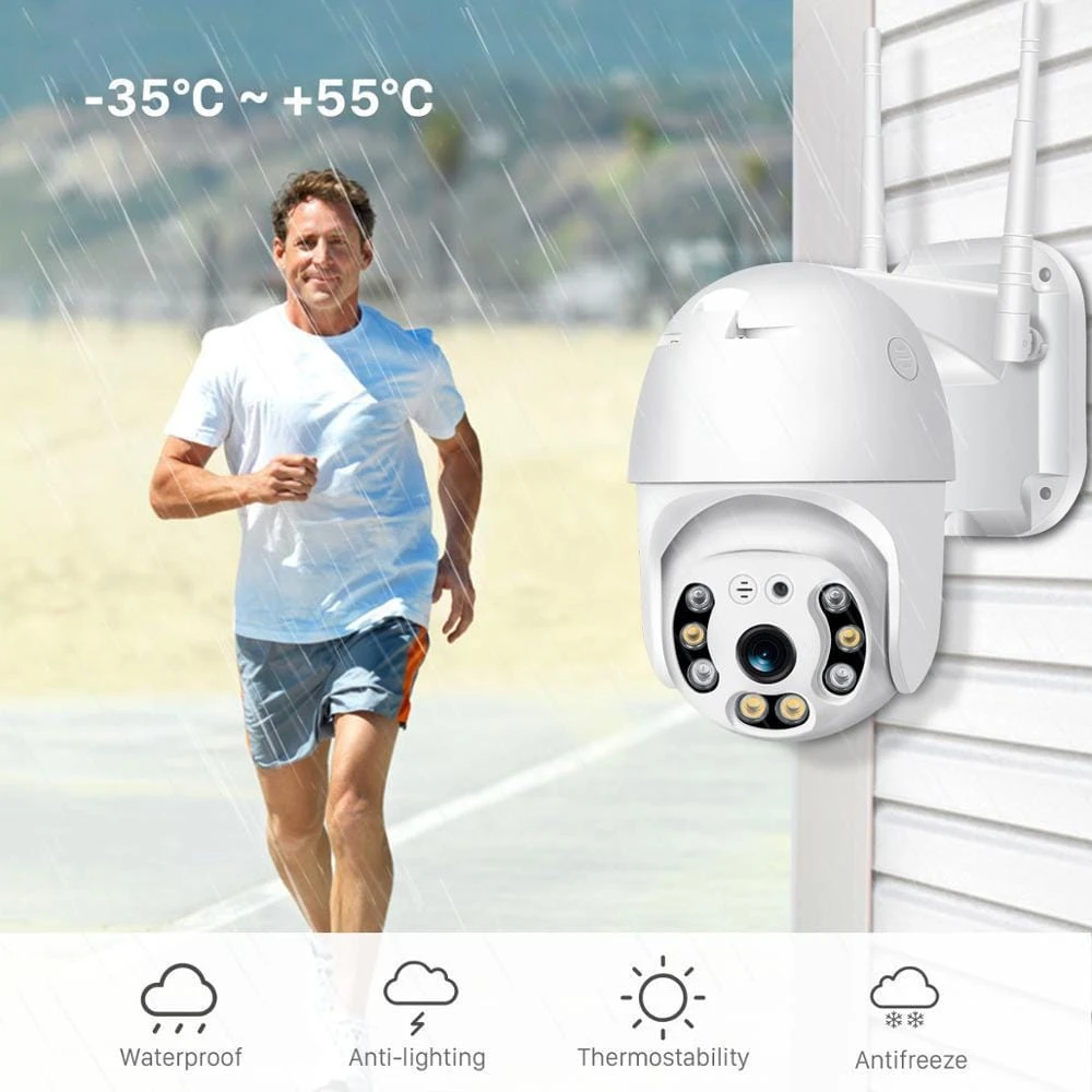 Xmeye 4K PTZ WiFi 4MP Outdoor Security Camera - image 8