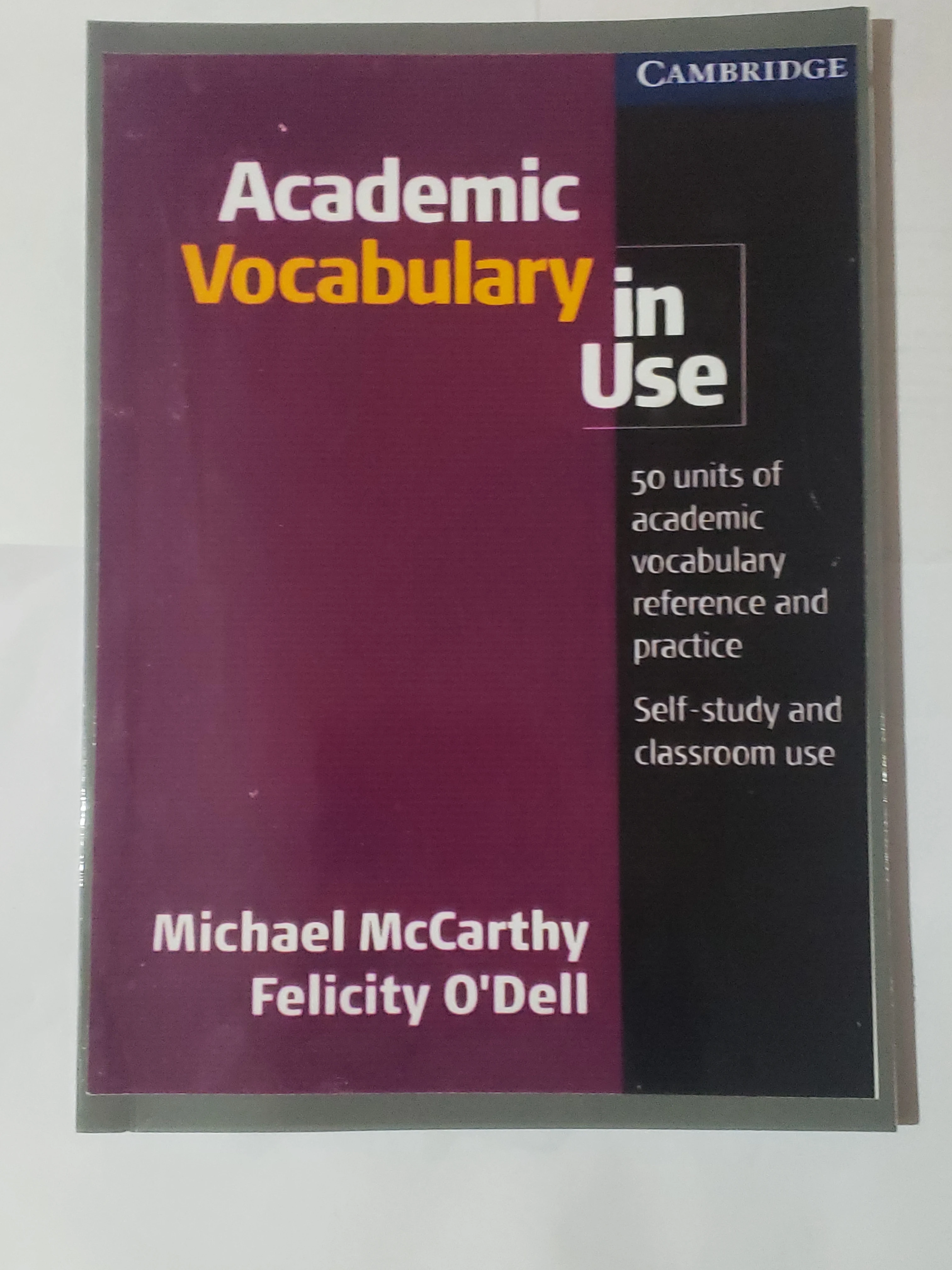 Cambridge English Academic Vocabulary in Use Printed Material Book