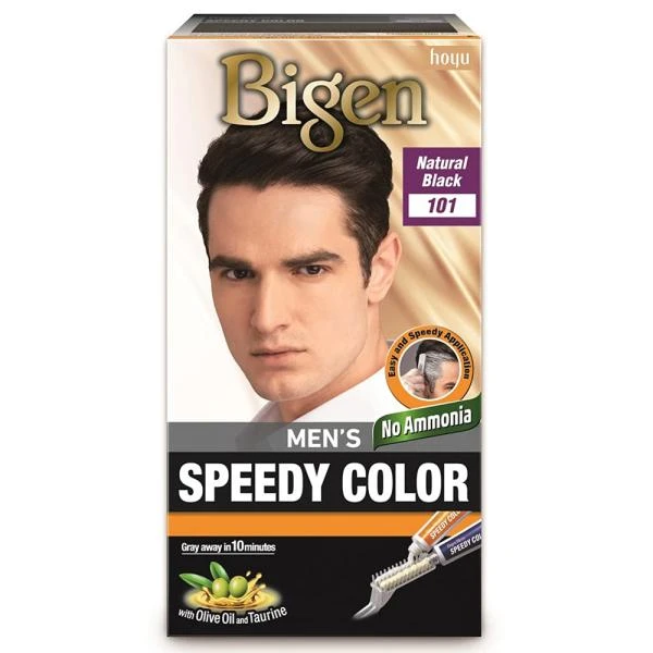 Bigen Mens Speedy Hair Colour Ammonia Free - Black
