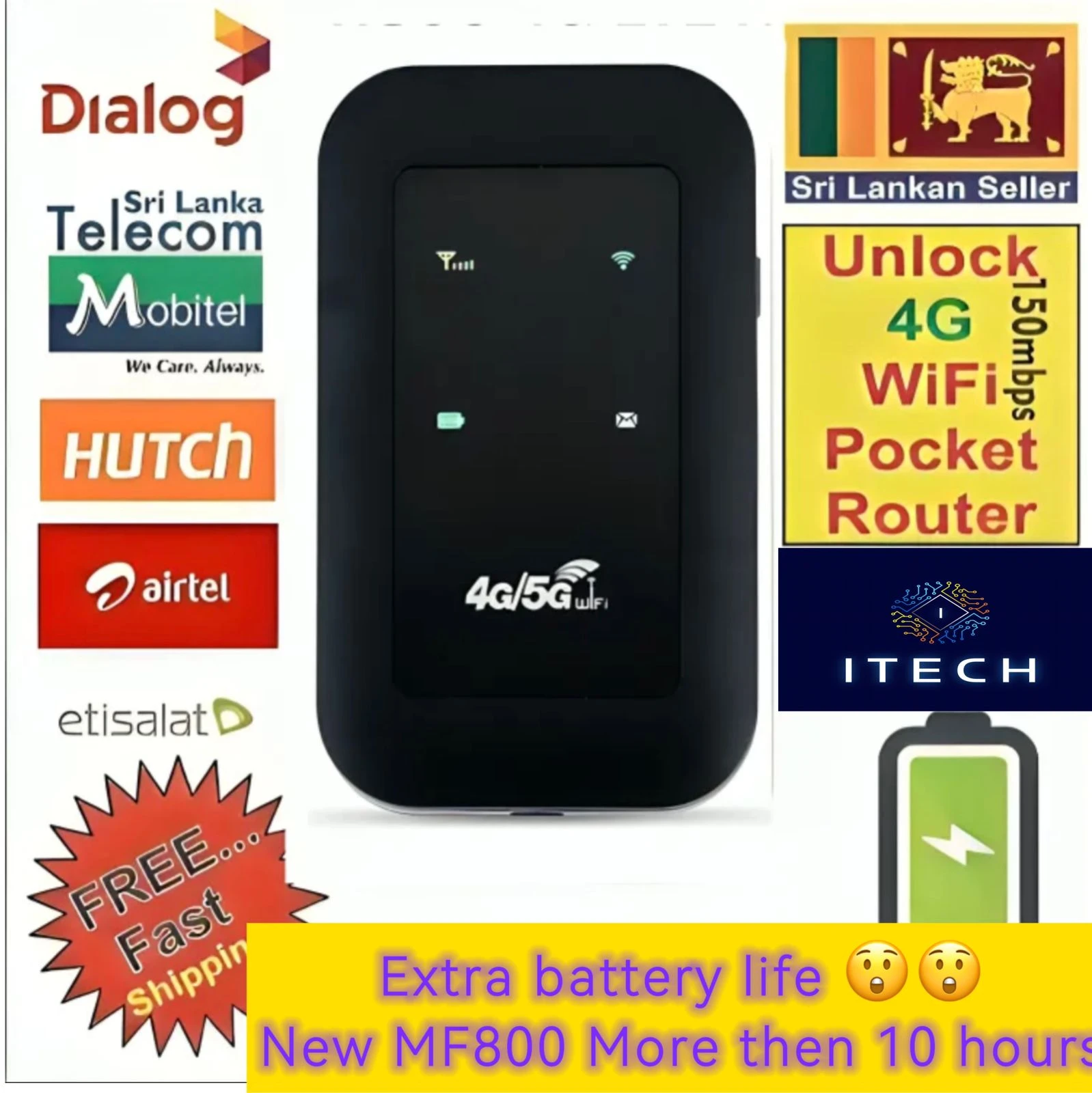 Pixlink 319-E Portable 4G LTE Wifi Pocket Router - image 2