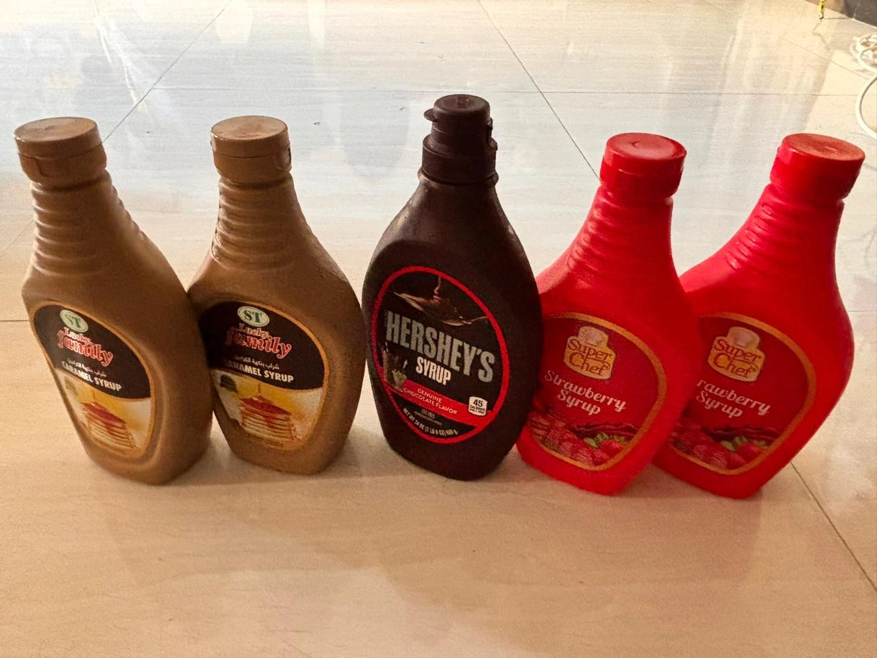 HERSHEYS Lucky Chocolate Strawberry Caramel Syrups - image 6