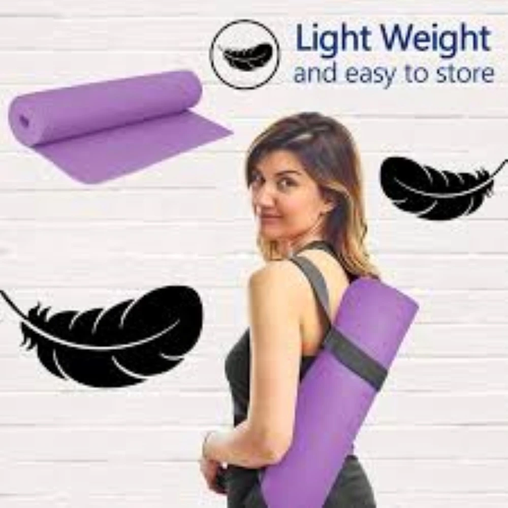 Generic Yoga Mat 8mm with Carry Bag - image 2