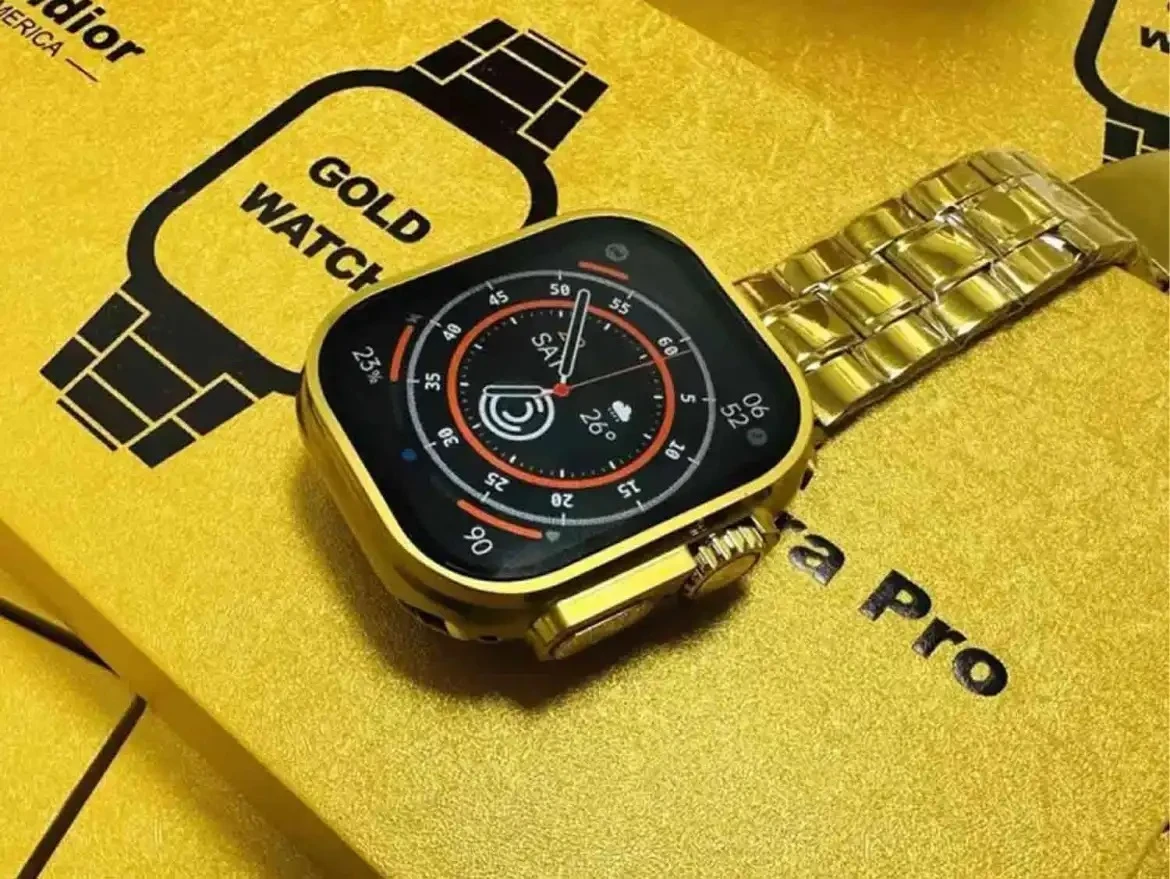 Fendior G9 Ultra Pro Smart Watch Ultra 49mm Gold Metal - image 3