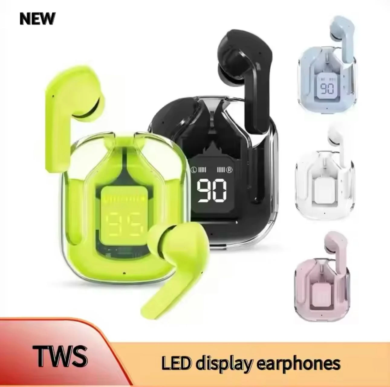 Green Air31 Ultrapod Max TWS Earbuds ENC Noise Reduction - image 4