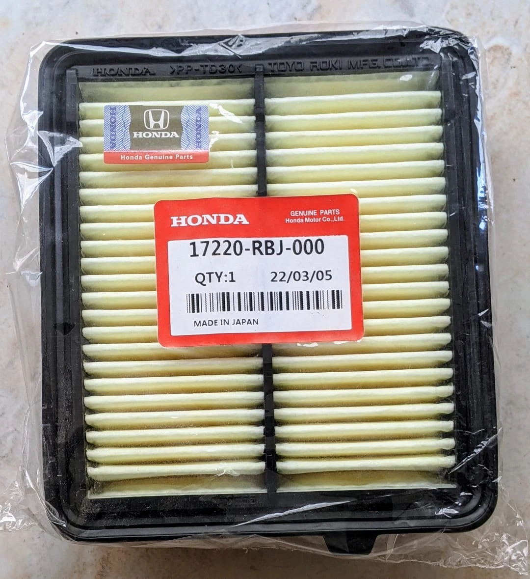 HONDA FIT Genuine Air Filter GP1/GP2/GP3/GP4/INSIGHT - image 1