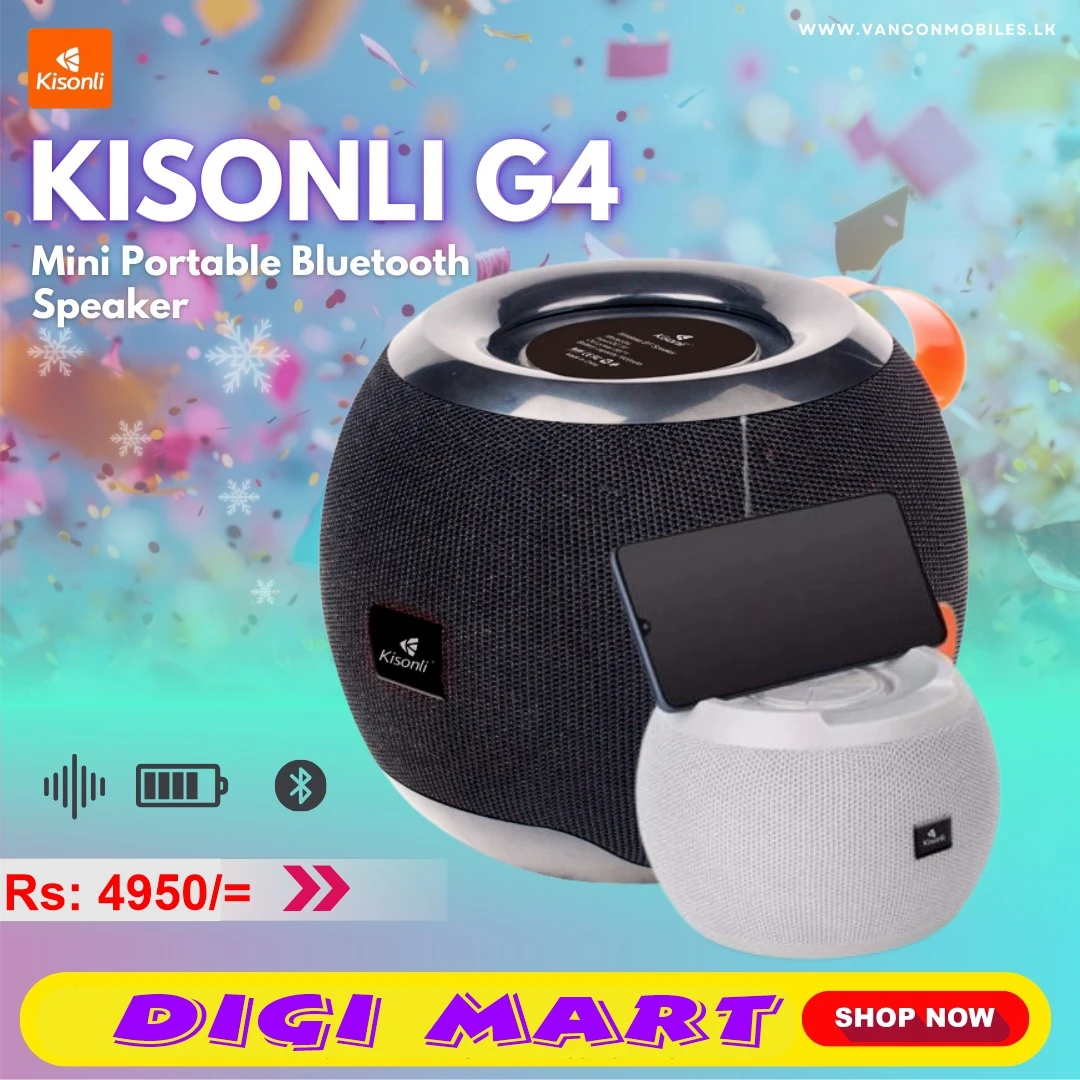 Kisonli G4 High Bass Bluetooth Speaker AUX USB TF - image 2