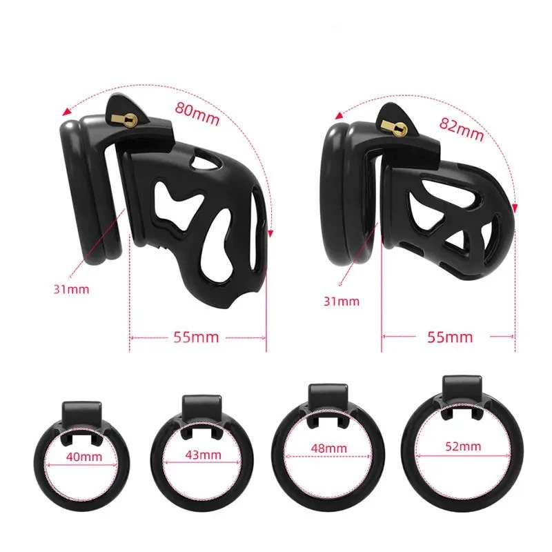 Male Plastic Abs Penis Lock Men Sm Cock chastity cage - image 5