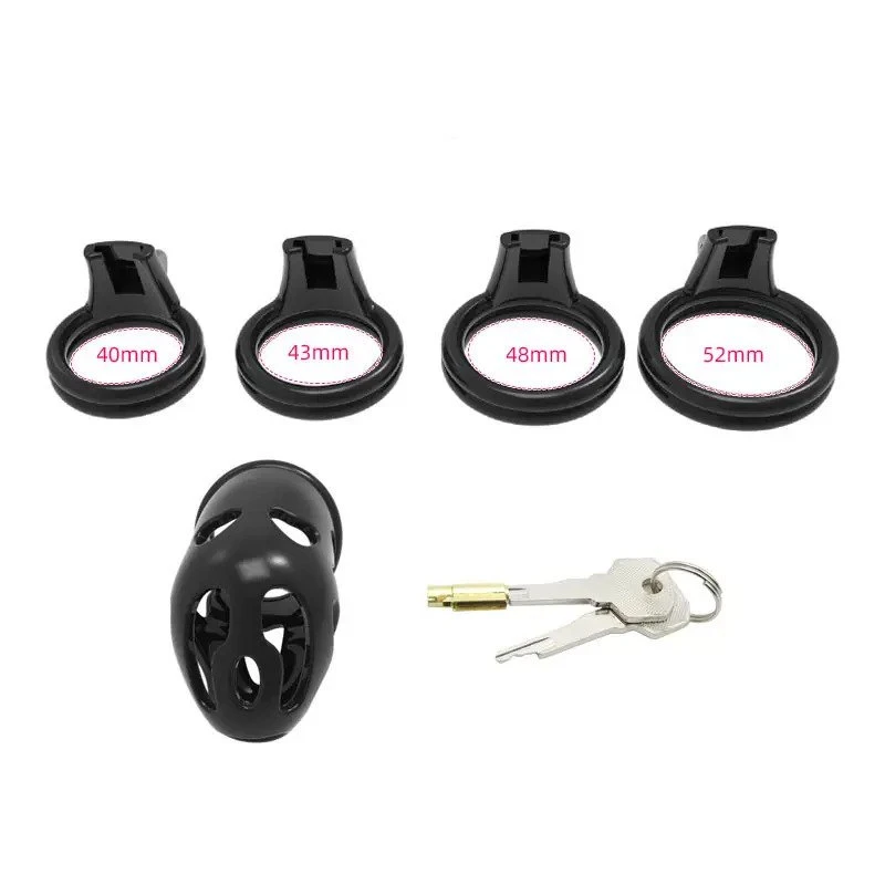 Male Plastic Abs Penis Lock Men Sm Cock chastity cage - image 9
