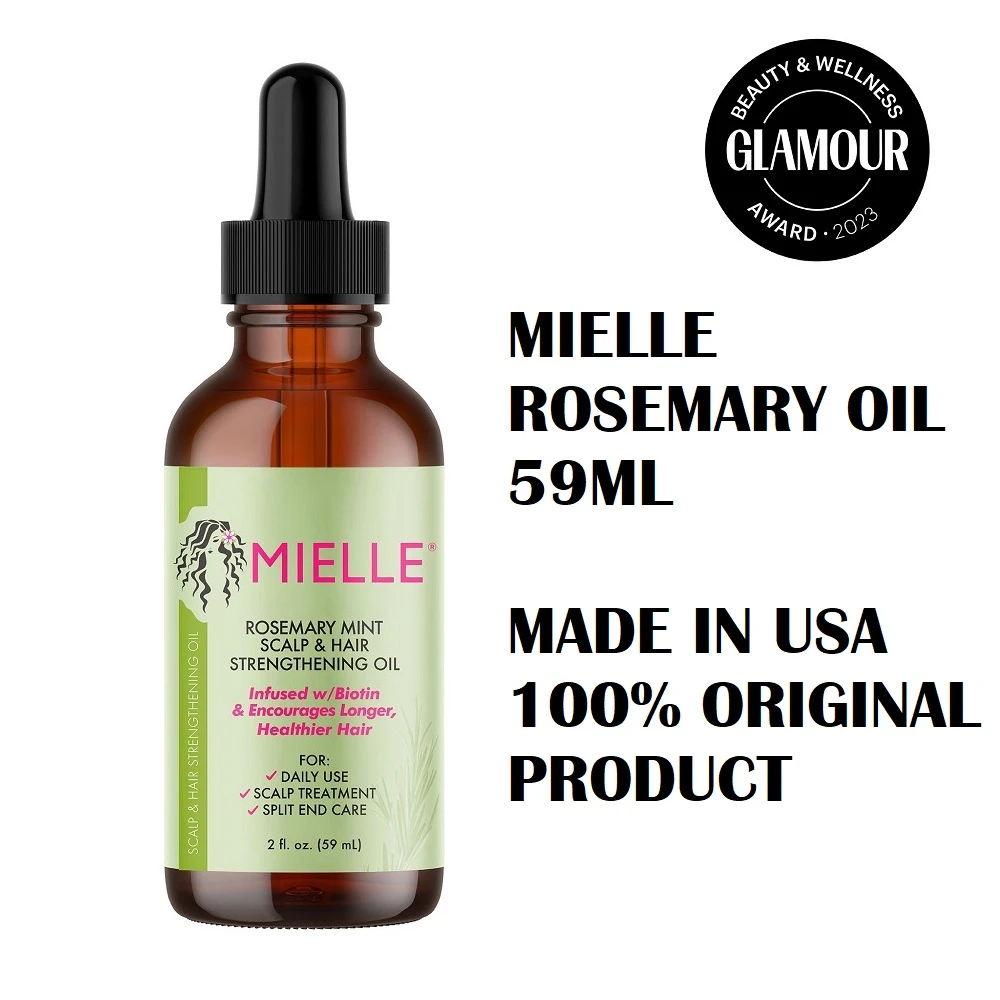 MIELLE Rosemary Mint Scalp & Hair Strengthening Oil 59ml - image 1