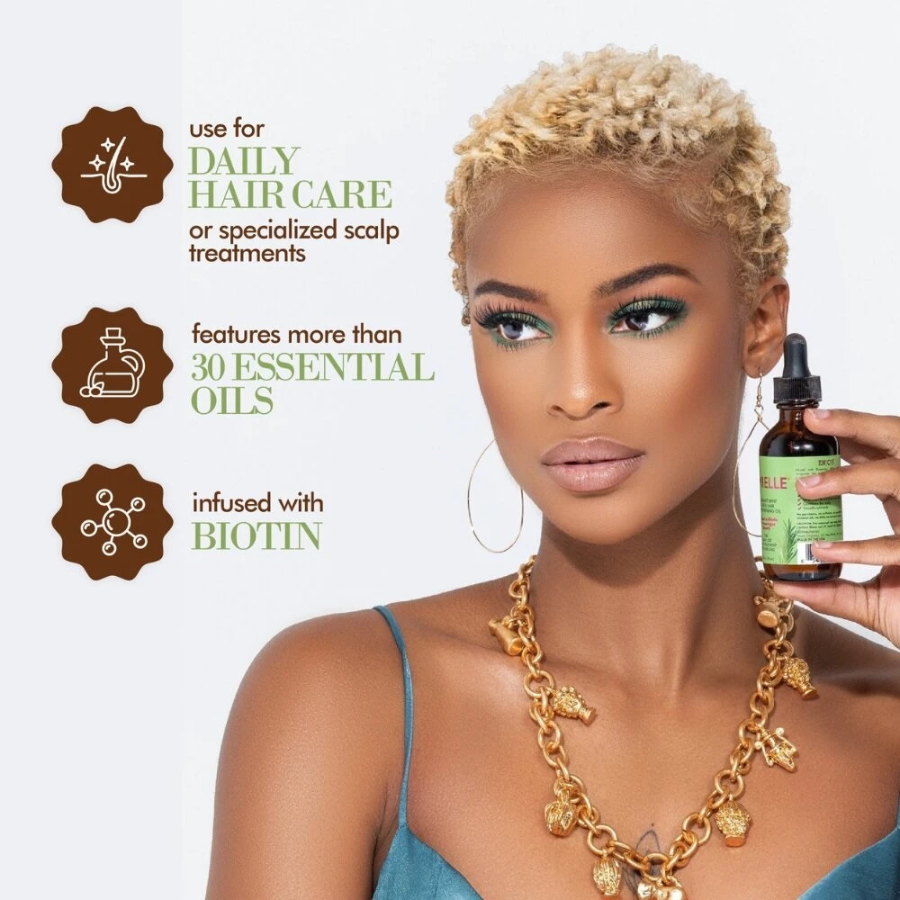 MIELLE Rosemary Mint Scalp & Hair Strengthening Oil 59ml - image 6