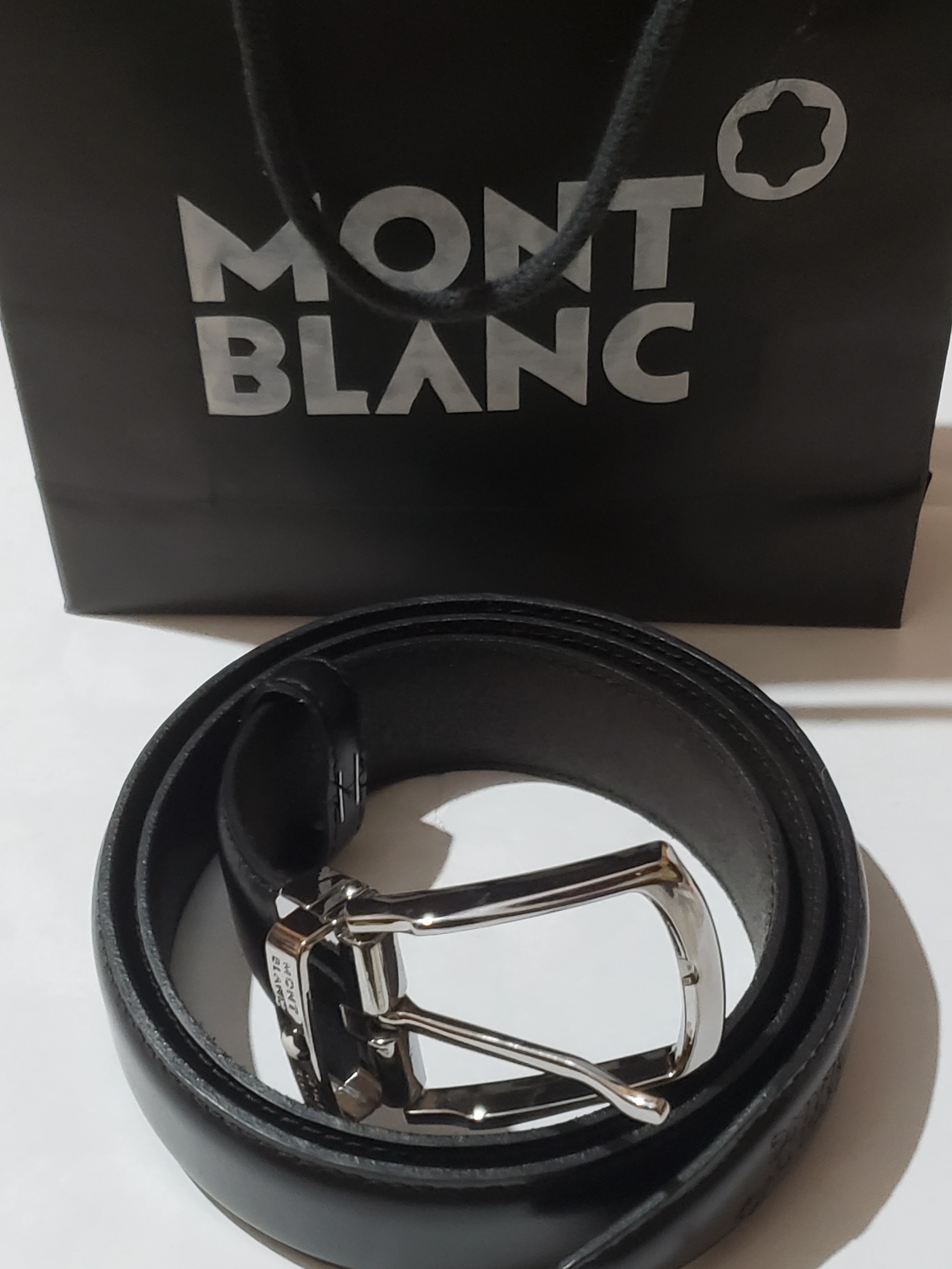 Mont Blanc Belts Genuine Leather Formal Belt - image 2