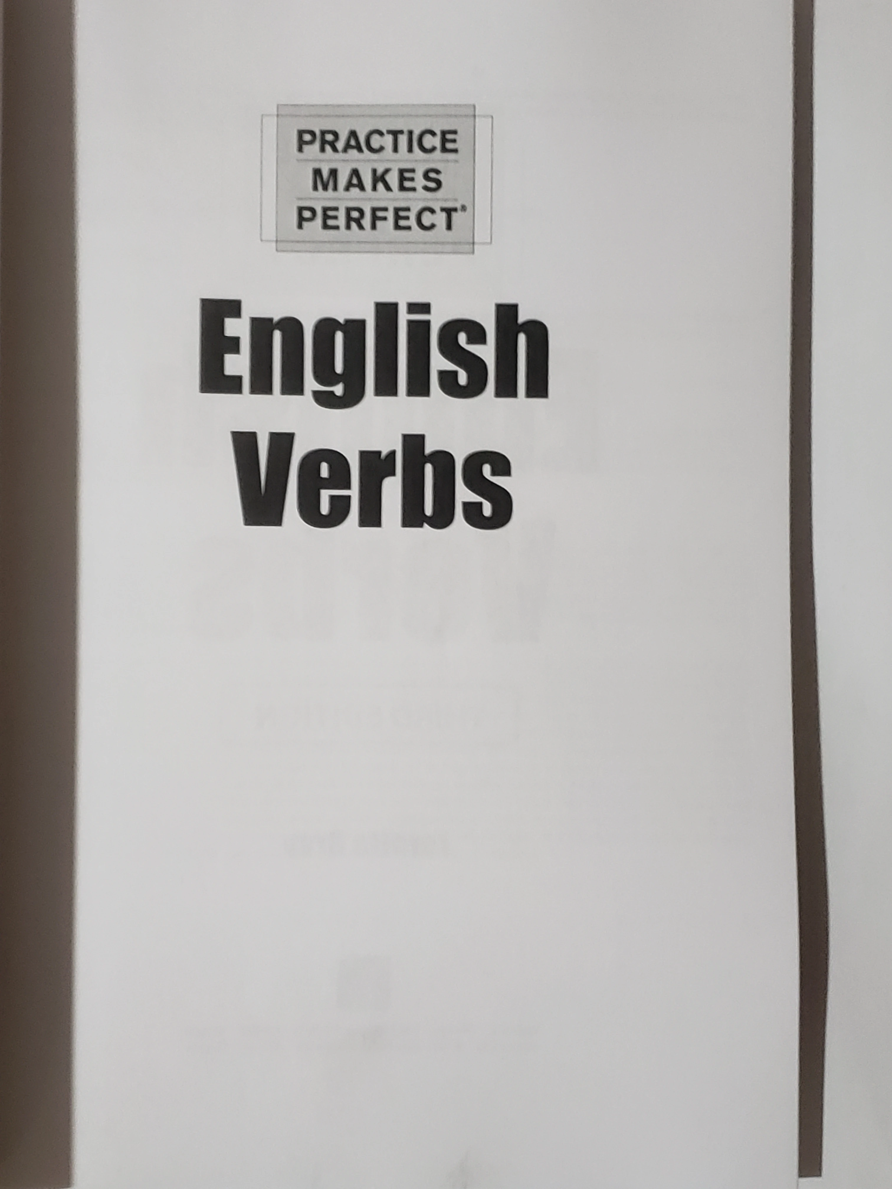 Practice Makes Perfect Verbs Book - image 3