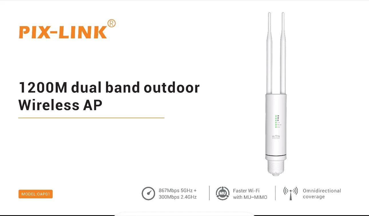 PIX-LINK Wifi Extender 1200Mbps Outdoor Long Range - image 2