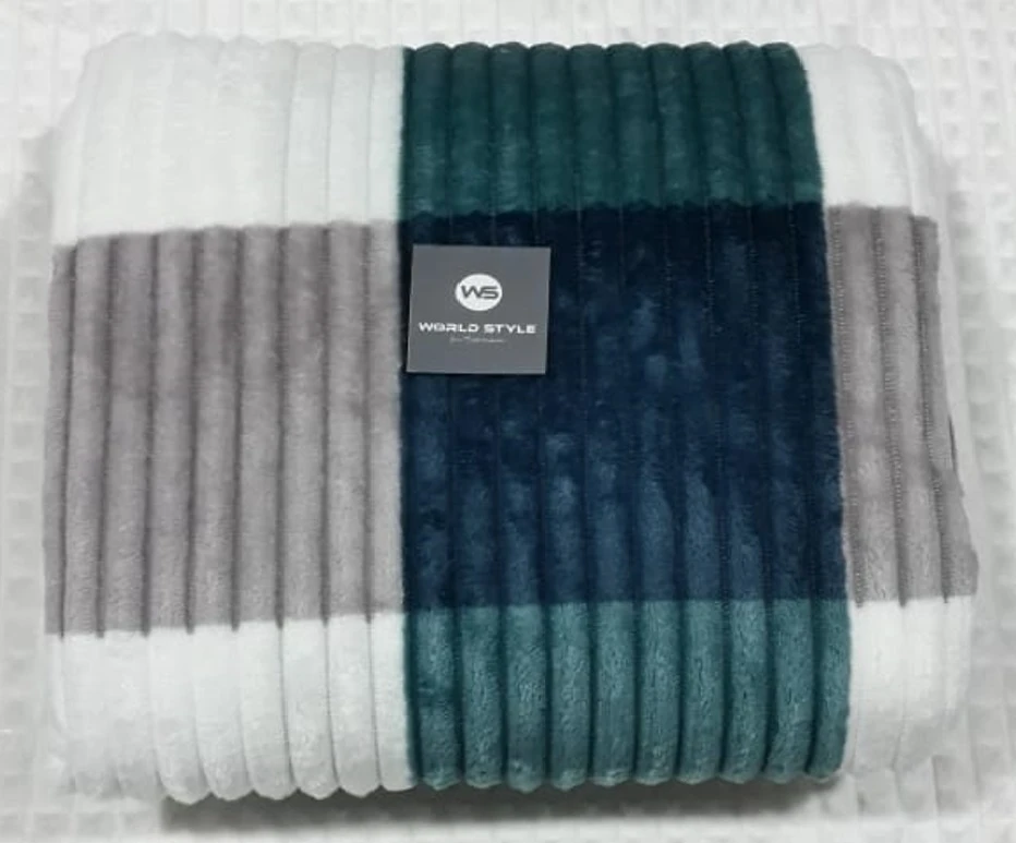 Generic Rib Blanket WS B-202 Warm Comfortable - image 2