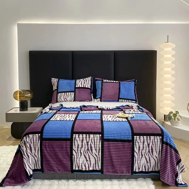 Generic WS B-302 Printed Rib Warm Blanket