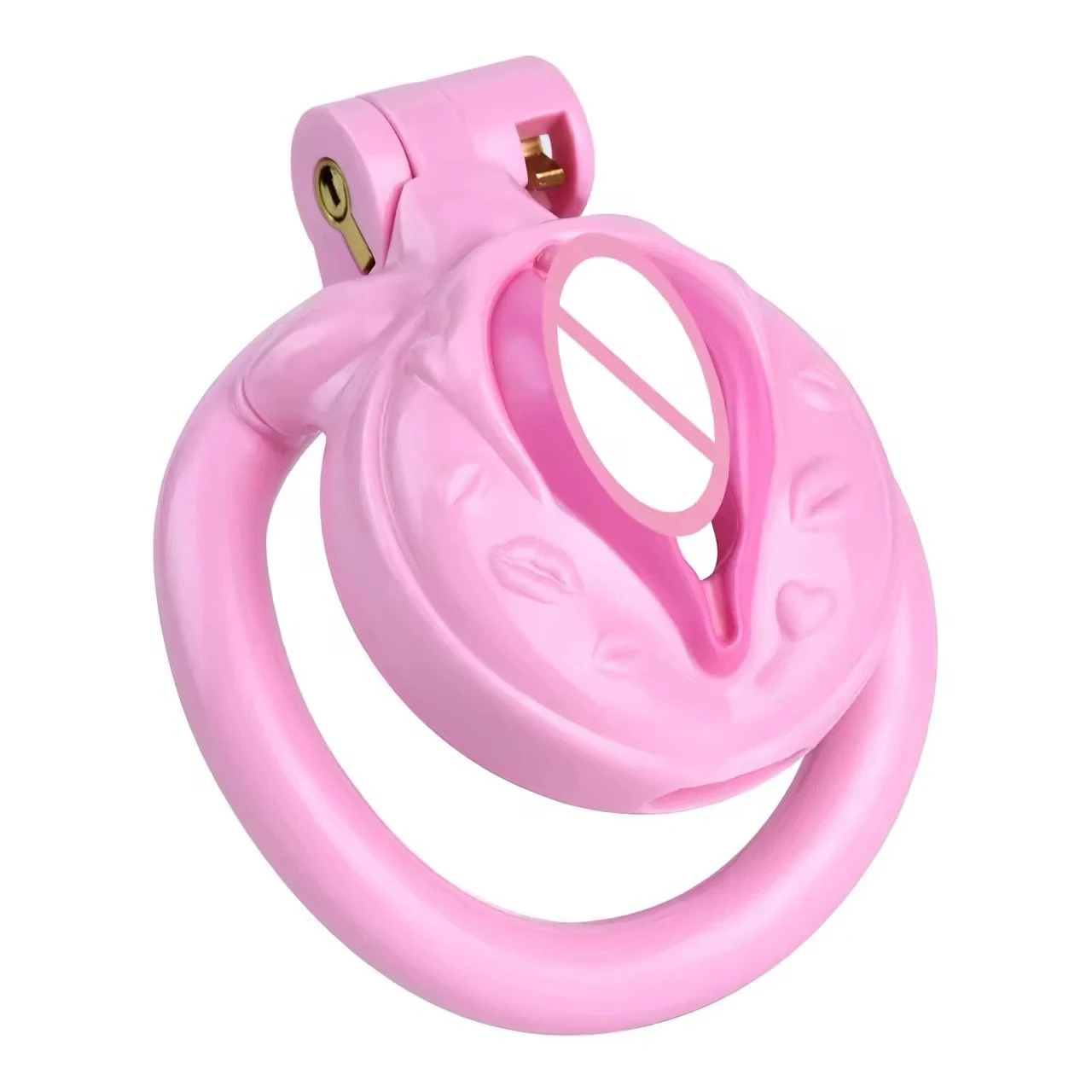 Resin SISSY Male Chastity Device with 4 ring