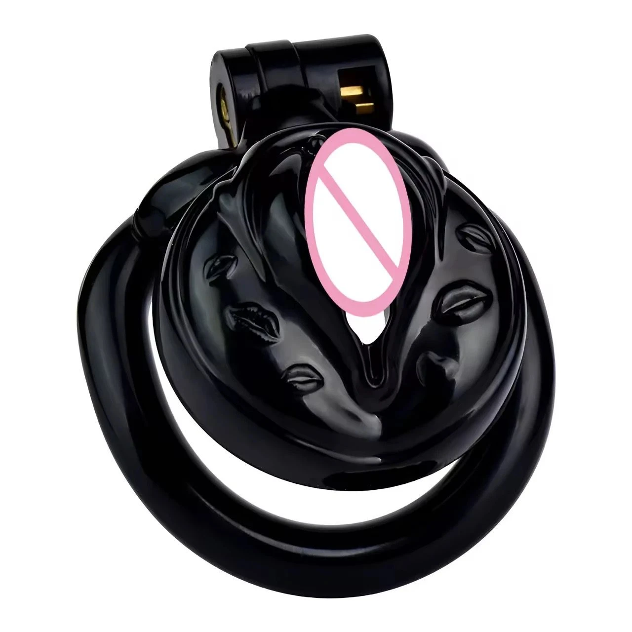 Resin SISSY Male Chastity Device with 4 ring - image 7