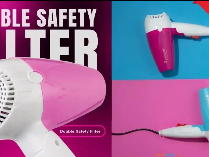 Shinon SH 1390 Foldable Hairdryer 1000w 2 Speed - image 5