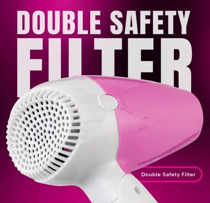 Shinon SH 1390 Foldable Hairdryer 1000w 2 Speed - image 4