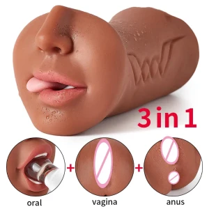 Generic 3 IN 1 Sex Toys Masturbation For Men