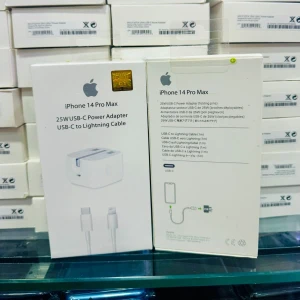 Apple iPhone 25W Charger with USB C to Lightning Cable