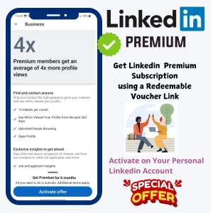 Buy LinkedIn Premium 6 Months