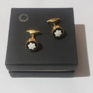 Mont Blanc Gold Cufflinks with Box