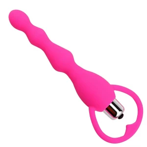 Generic Vibrating Anal Beads Prostate Massager Soft Silicone