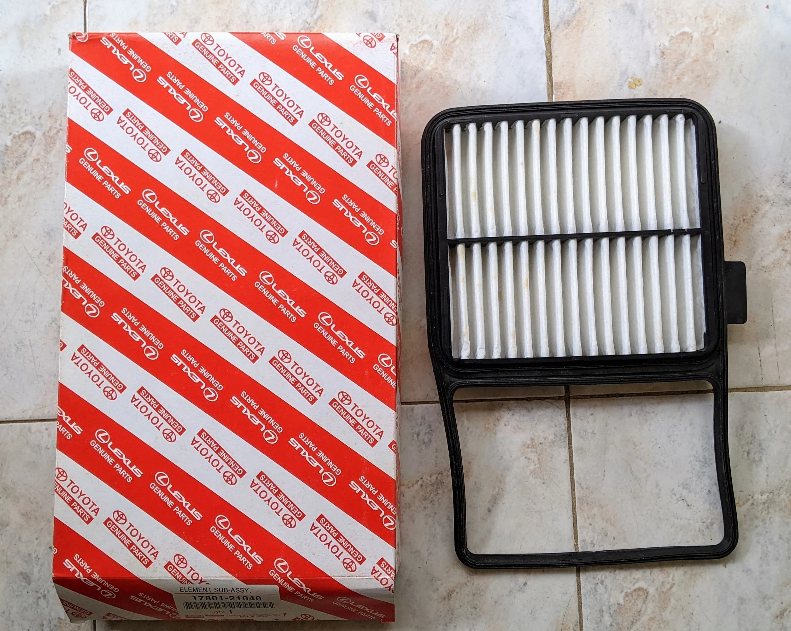 TOYOTA PRIUS 2ND GEN GENUINE AIR FILTER