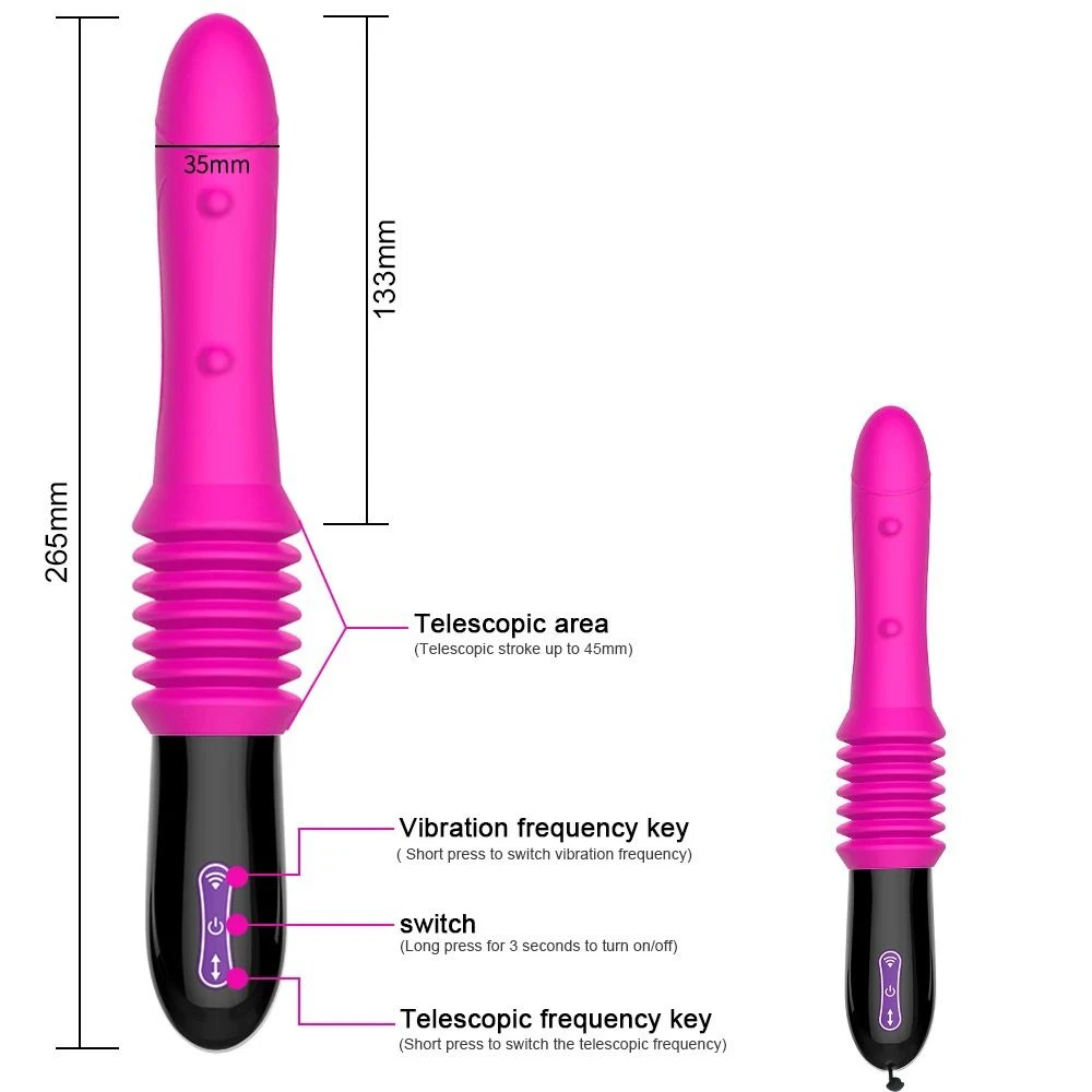 Queility Up-Down Thrusting Dildo Vibrator Remote - image 4