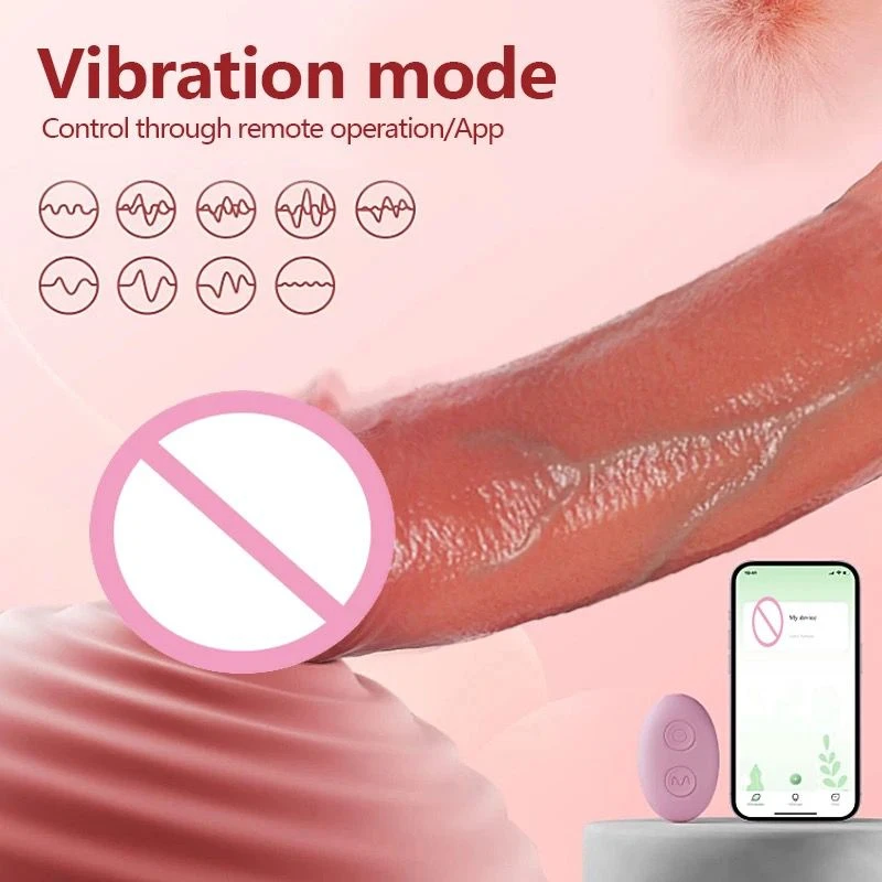 Generic Vibrating Dildo Penis Sleeve App remote control - image 2