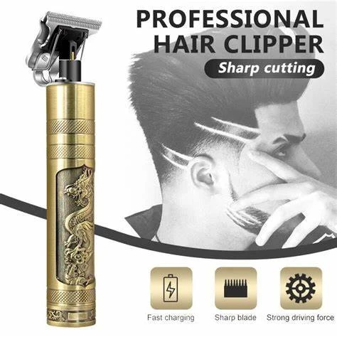 Vintage T9 Rechargeable Hair Trimmer with 4 Clips - image 2
