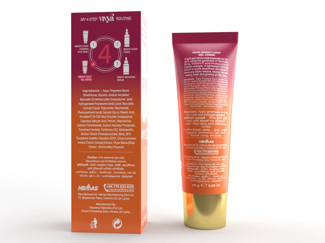 Vivya Bright Light Gel Creme For Oily Skin - image 2