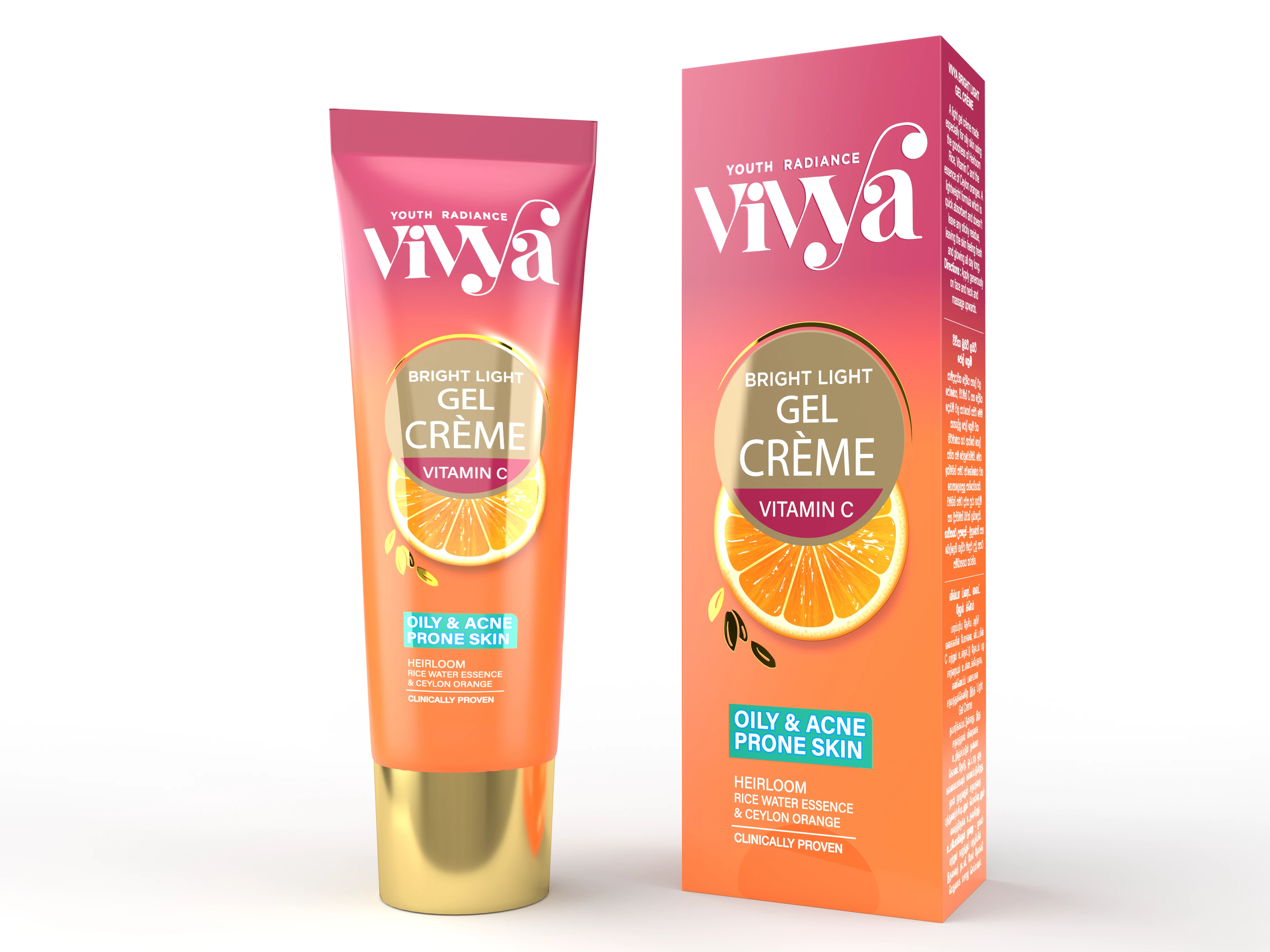 Vivya Bright Light Gel Creme For Oily Skin