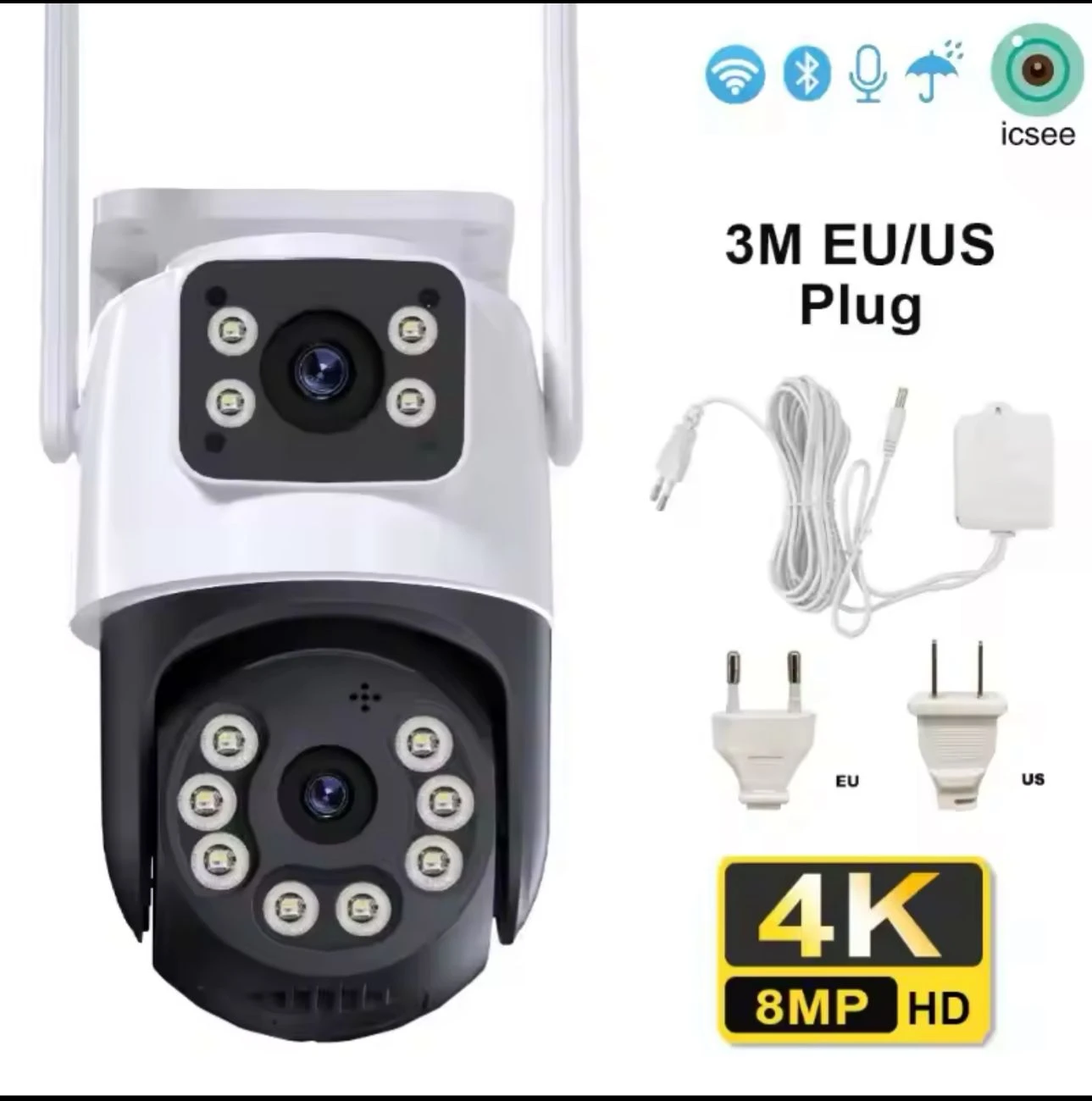 Generic PTZ Camera 6MP Dual Lens WiFi Night Vision - image 7