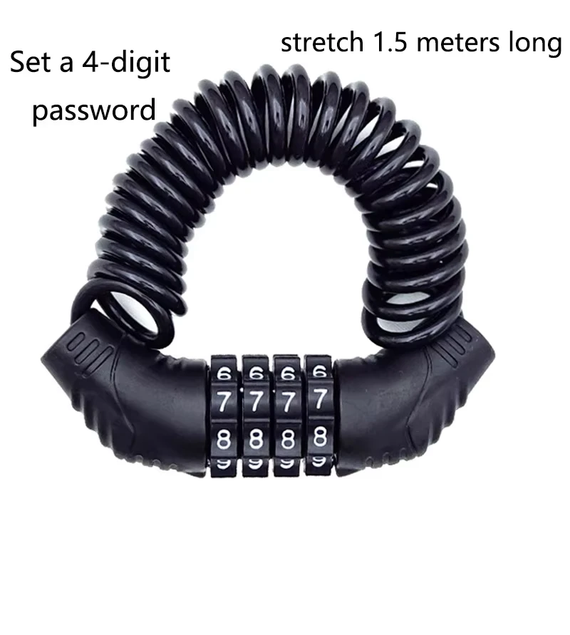 Generic Universal Motorcycle Electric Car Security Helmet Lock - image 2