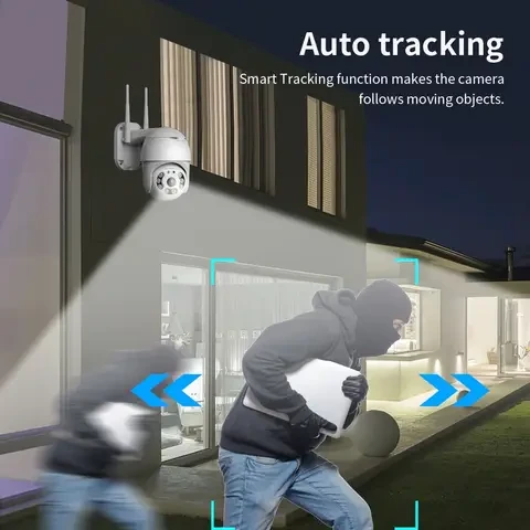 Generic PTZ Auto Tracking WiFi Camera 4MP HD AI Humanoid - image 6